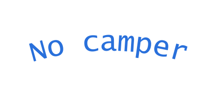 No camper